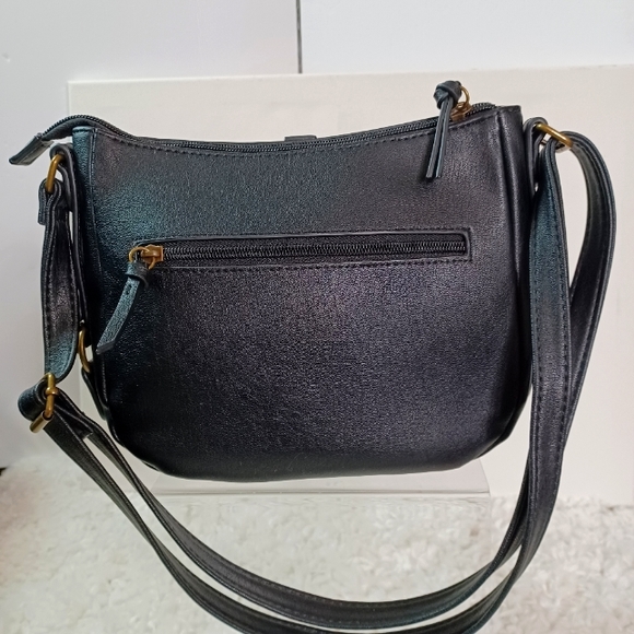 Bueno, Crossbody Flap Closure Bag, Color: Black - Picture 6 of 14